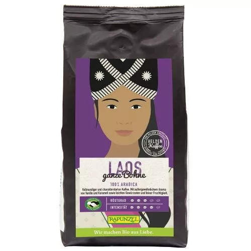Rapunzel Cafea Arabica Boabe Laos Ecologica/Bio 250g