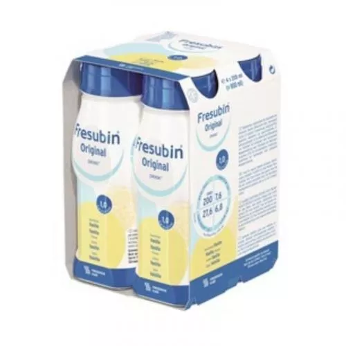 Fresenius Kabi Fresubin original Drink vanilie, 4 flacoane EasyBottle, 200 ml