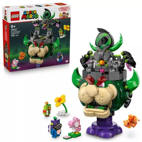 LEGO ® Super Mario - Prince Florian si Castle Bowser 72042, 1251 piese