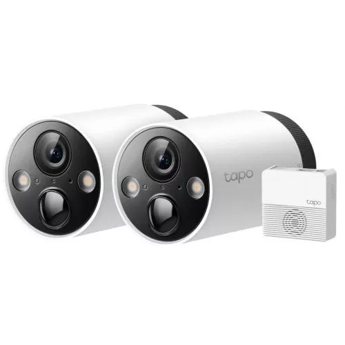 TP-Link Tapo C420S2> Sistem cu 2 camere de supraveghere cu acumulatori