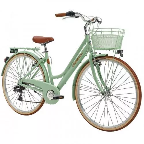 Adriatica Bicicleta City Retro Donna 28 verde 45 cm