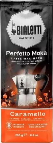 Bialetti Cafea  Macinata Perfetto Moka Caramello 250 g
