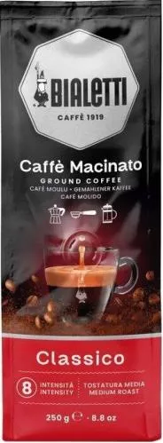 Bialetti Macinato Classico Espresso, 250 g, 50% Arabica, 50% Robusta