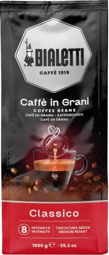 Bialetti Esperto Grani Classico Espresso, 1 kg, 50% Arabica, 50% Robusta