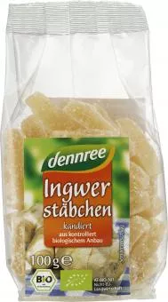 dennree Ghimbir confiat bio 100g