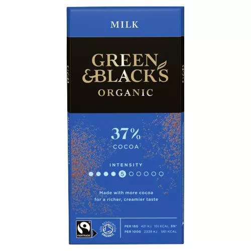 Unicorn Naturals Milk Chocolate Bar - Green & Black
