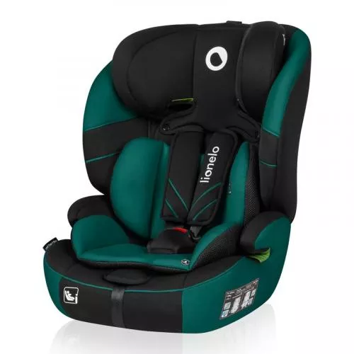 Lionelo Scaun auto, Levi One i-Size, Universal, Instalare FWF, Cu tetiera reglabila in 10 pozitii, Cu spatar detasabil, 76-150 cm, Conform cu R129, Verde