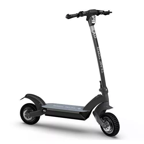 E-TWOW Trotineta electica TankTorq TK5, Roti 10inch, 2 x 1000W, baterie 60V/21 Ah, Autonomie maxima 80km, Viteza maxima 50 km/h, Frane hidraulice pe disc, amortioare hidraulice (Negru)