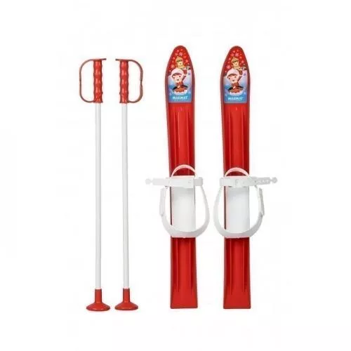 Marmat Schiuri copii 60 cm - Rosu