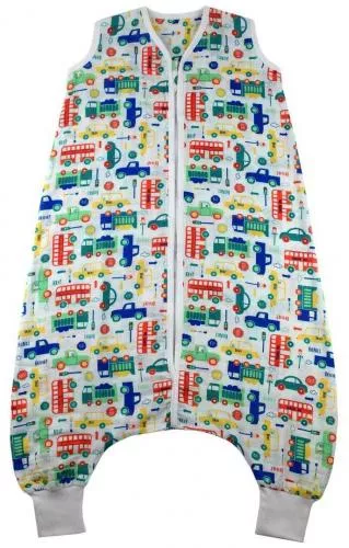 Slumbersac Sac de dormit cu picioruse Bamboo Vehicles 5-6 ani 0.2 Tog