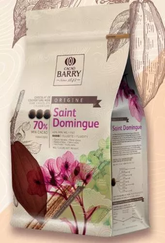 Cacao Barry Ciocolata Neagra PREMIUM SAINT DOMINGUE 70 %, 1 Kg