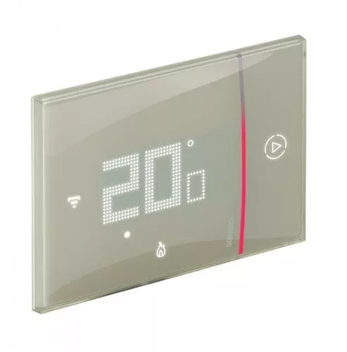 BTicino Termostat conectat Netatmo Wi-Fi incastrat 3M Living Now nisip XM8002