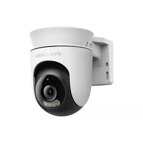 Mercusys Camera de supraveghere exterior Wireless MC510 cu Pan/Tilt 360 grade, 2K QHD 3MP, Color Night Vision, Detectarea si urmarirea persoanelor, Two-Way Audio, ONVIF, IP65