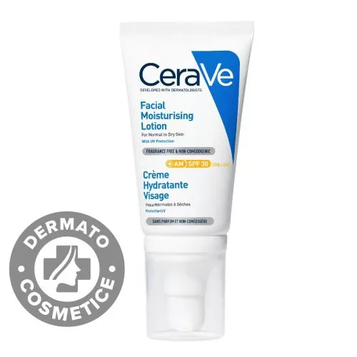 CeraVe Crema hidratanta pentru ten normal-uscat AM SPF 30, 52ml