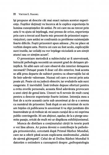 Viktor E. Frankl Omul in cautarea sensului vietii