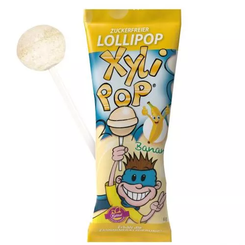 MIRADENT Acadea cu banana Xylipop, 6g