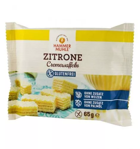 Hammer Muhle Napolitane cu crema de lamaie 65 grame