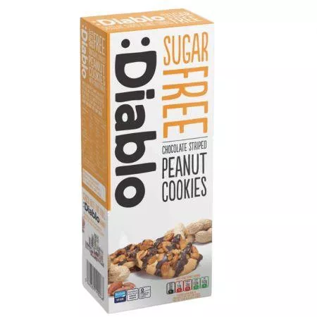 Diablo Biscuiti fara zahar cu arahide, 150g