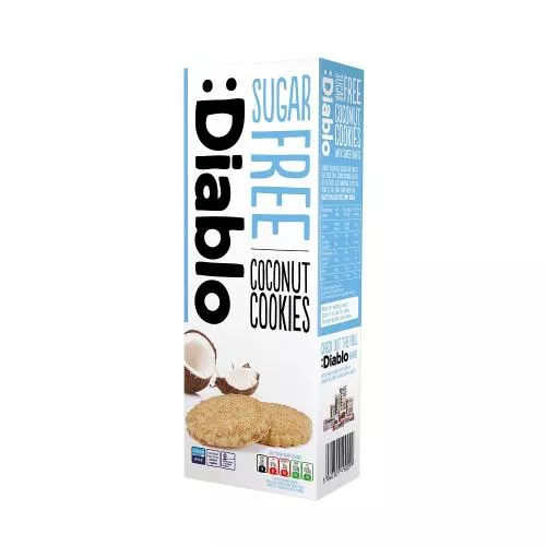 Diablo Biscuiti fara zahar cu cocos, 150g