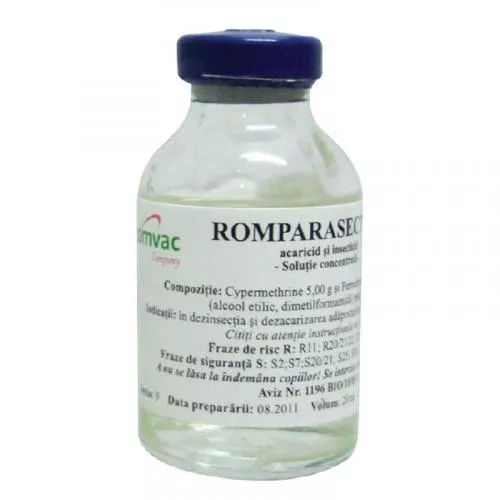 Romvac ROMPARASECT 5 % Solutie concentrata 100 ml