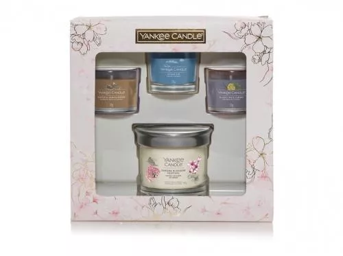 Yankee Candle Set cadou de pahar și lumânări votive în sticlă