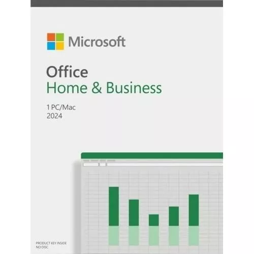 Microsoft Office Home and Business 2024 EuroZone Medialess Retail 1User